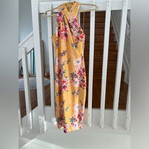 Dress: London Times Print Midi